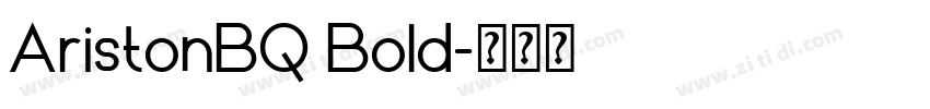 AristonBQ Bold字体转换